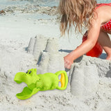 Maxbell Sand Grabber Lightweight Portable Sand Digger for Summer Indoor Children Hippo Green