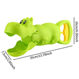 Maxbell Sand Grabber Lightweight Portable Sand Digger for Summer Indoor Children Hippo Green