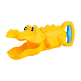 Maxbell Sand Grabber Lightweight Portable Sand Digger for Summer Indoor Children Crocodile Yellow