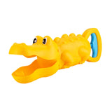 Maxbell Sand Grabber Lightweight Portable Sand Digger for Summer Indoor Children Crocodile Yellow