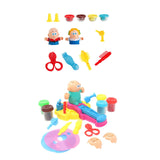Maxbell Color Clay Haircut Playset DIY Cut Stylist for Birthday Girls Childrens Day Medium