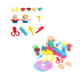 Maxbell Color Clay Haircut Playset DIY Cut Stylist for Birthday Girls Childrens Day Medium