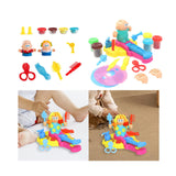 Maxbell Color Clay Haircut Playset DIY Cut Stylist for Birthday Girls Childrens Day Medium