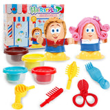 Maxbell Color Clay Haircut Playset DIY Cut Stylist for Birthday Girls Childrens Day Medium