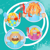 Maxbell Color Clay Haircut Playset DIY Cut Stylist for Birthday Girls Childrens Day Medium