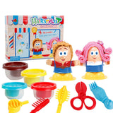 Maxbell Color Clay Haircut Playset DIY Cut Stylist for Birthday Girls Childrens Day Medium