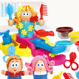 Maxbell Color Clay Haircut Playset DIY Cut Stylist for Birthday Girls Childrens Day Medium
