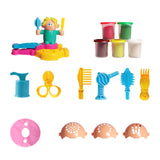 Maxbell Color Clay Haircut Playset DIY Cut Stylist for Birthday Girls Childrens Day Large