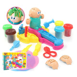 Maxbell Color Clay Haircut Playset DIY Cut Stylist for Birthday Girls Childrens Day Large