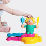 Maxbell Color Clay Haircut Playset DIY Cut Stylist for Birthday Girls Childrens Day Large