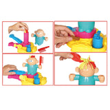 Maxbell Color Clay Haircut Playset DIY Cut Stylist for Birthday Girls Childrens Day Large