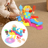 Maxbell Color Clay Haircut Playset DIY Cut Stylist for Birthday Girls Childrens Day Large