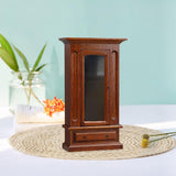 Maxbell Dollhouse Furniture Wood Wardrobe Vintage Dollhouse Accessories 1:12 Scale
