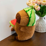 Maxbell Capybara Plush Toy Realistic Lovely Accompany Toy for Adults Boys Girls Kids 25cm