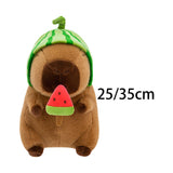 Maxbell Capybara Plush Toy Realistic Lovely Accompany Toy for Adults Boys Girls Kids 25cm