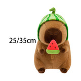 Maxbell Capybara Plush Toy Realistic Lovely Accompany Toy for Adults Boys Girls Kids 25cm