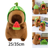 Maxbell Capybara Plush Toy Realistic Lovely Accompany Toy for Adults Boys Girls Kids 25cm