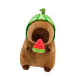 Maxbell Capybara Plush Toy Realistic Lovely Accompany Toy for Adults Boys Girls Kids 25cm