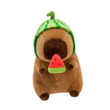 Maxbell Capybara Plush Toy Realistic Lovely Accompany Toy for Adults Boys Girls Kids 25cm