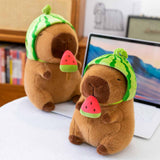 Maxbell Capybara Plush Toy Realistic Lovely Accompany Toy for Adults Boys Girls Kids 25cm