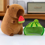 Maxbell Capybara Plush Toy Realistic Lovely Accompany Toy for Adults Boys Girls Kids 35cm