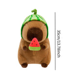 Maxbell Capybara Plush Toy Realistic Lovely Accompany Toy for Adults Boys Girls Kids 35cm