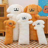 Maxbell Long Plush Dog Pillow Cute 39.37'' Hugging Plush Toy for Home Bedroom Office