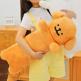 Maxbell Long Plush Dog Pillow Cute 39.37'' Hugging Plush Toy for Home Bedroom Office