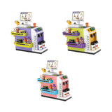 Maxbell Register Toy Checkout Counter Educational Pretend Play for Age 3-7 Kids Purple