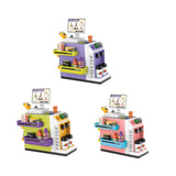 Maxbell Register Toy Checkout Counter Educational Pretend Play for Age 3-7 Kids Purple