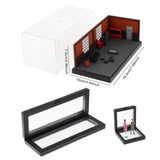 Maxbell 1/64 Model Car Display Case Car Repair Garage Photo Prop Toy Car Storage Box