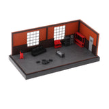 Maxbell 1/64 Model Car Display Case Car Repair Garage Photo Prop Toy Car Storage Box