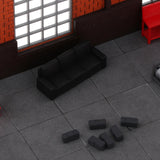 Maxbell 1/64 Model Car Display Case Car Repair Garage Photo Prop Toy Car Storage Box