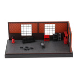 Maxbell 1/64 Model Car Display Case Car Repair Garage Photo Prop Toy Car Storage Box
