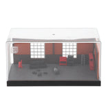 Maxbell 1/64 Model Car Display Case Car Repair Garage Photo Prop Toy Car Storage Box