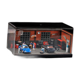Maxbell 1/64 Model Car Display Case Car Repair Garage Photo Prop Toy Car Storage Box