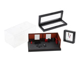 Maxbell 1/64 Model Car Display Case Car Repair Garage Photo Prop Toy Car Storage Box