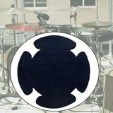 Maxbell Drum Reinforcement Patch Drumhead Patch for Jazz Percussion Instrument Parts Thick