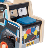 Maxbell Assembly Police Car Screw Toy Sensory Toy for 3-6 Years Children Travel Home