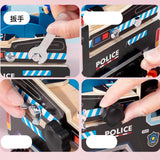 Maxbell Assembly Police Car Screw Toy Sensory Toy for 3-6 Years Children Travel Home