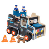 Maxbell Assembly Police Car Screw Toy Sensory Toy for 3-6 Years Children Travel Home