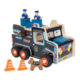 Maxbell Assembly Police Car Screw Toy Sensory Toy for 3-6 Years Children Travel Home