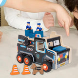 Maxbell Assembly Police Car Screw Toy Sensory Toy for 3-6 Years Children Travel Home