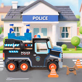 Maxbell Assembly Police Car Screw Toy Sensory Toy for 3-6 Years Children Travel Home