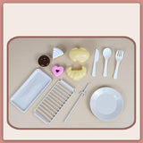 Maxbell Kitchen Small Toy Boys and Girls Kitchen Accessories Sturdy Simulation Scene Pink