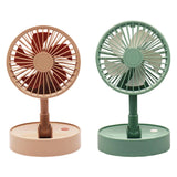 Maxbell Mini Fan Toy Festive Celebration Three Speed Wind Settings Folded Adjustable Brown