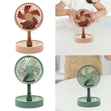 Maxbell Mini Fan Toy Festive Celebration Three Speed Wind Settings Folded Adjustable Brown