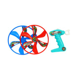 Maxbell Pull Cord Flying Disc Toy Portable Creative Funny for Family Girls Boys Kids
