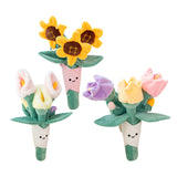 Maxbell Plush Flowers Doll Creative Flowers Toy for Anniversaries sunflower