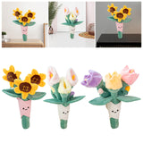 Maxbell Plush Flowers Doll Creative Flowers Toy for Anniversaries sunflower